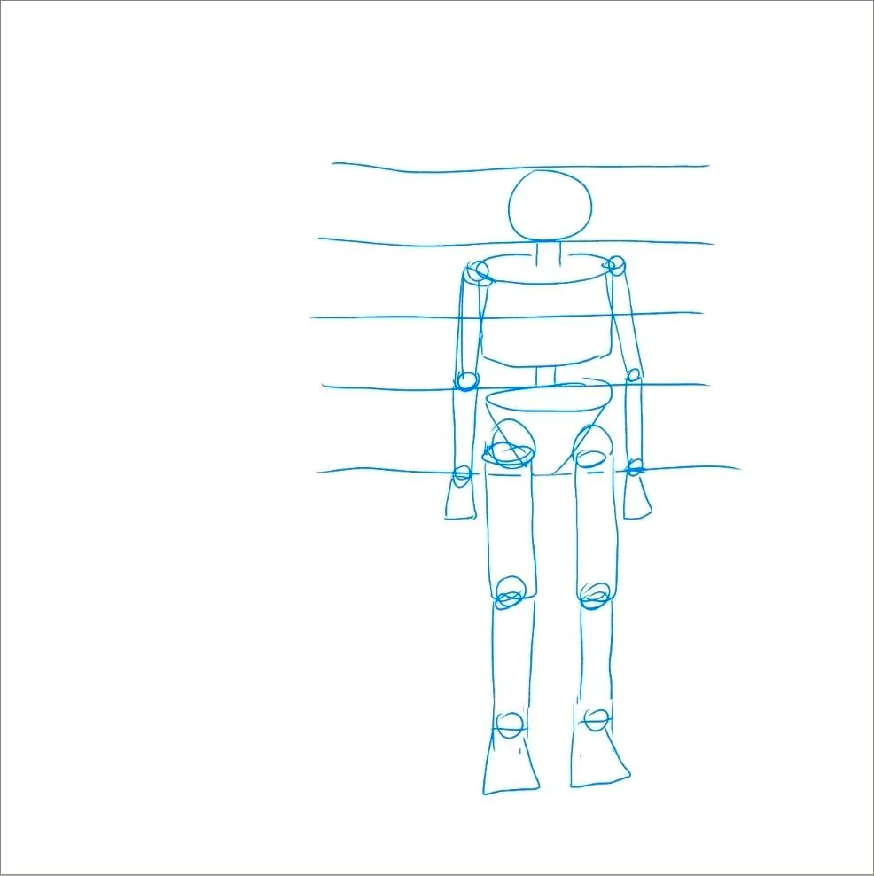 my first proportions drawing